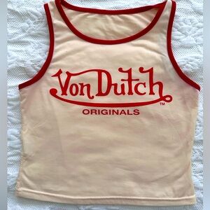 Von Dutch crop top size S